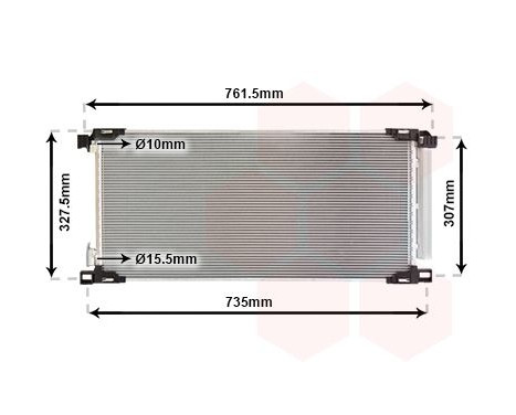 Condenser, air conditioning 53015704 International Radiators