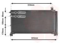 Condenser, air conditioning 53015706 International Radiators