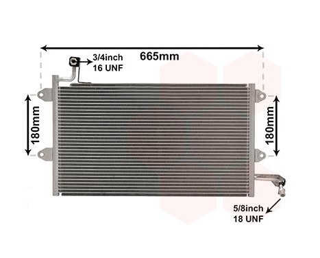 Condenser, air conditioning 58005137 International Radiators, Image 2
