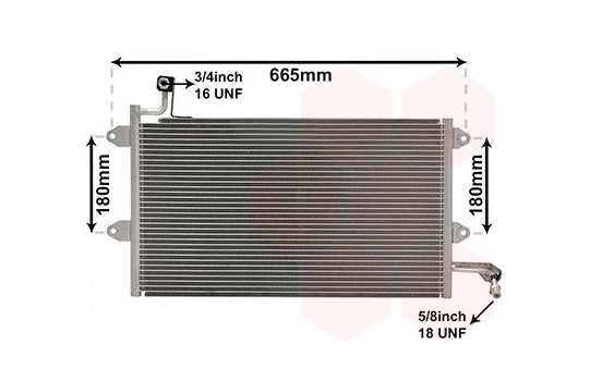 Condenser, air conditioning 58005137 International Radiators, Image 2
