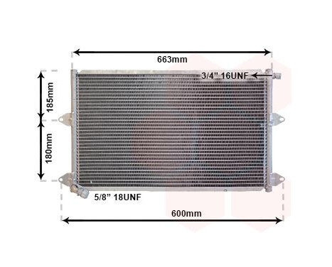 Condenser, air conditioning 58005144 International Radiators, Image 2