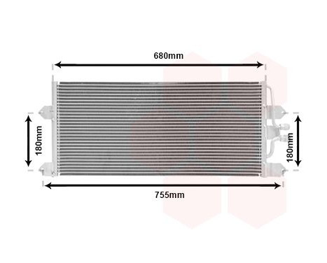 Condenser, air conditioning 58005145 International Radiators, Image 2