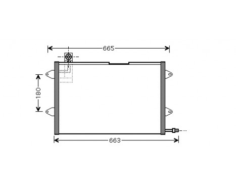 Condenser, air conditioning 58005146 International Radiators
