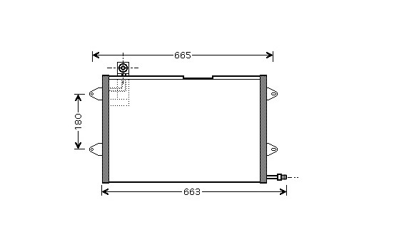Condenser, air conditioning 58005146 International Radiators