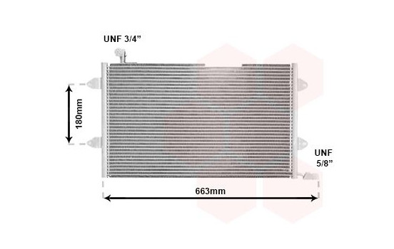 Condenser, air conditioning 58005146 International Radiators, Image 2