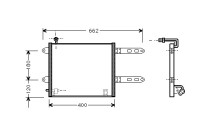 Condenser, air conditioning 58005178 International Radiators
