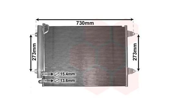 Condenser, air conditioning 58005225 International Radiators, Image 2