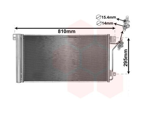 Condenser, air conditioning 58005236 International Radiators, Image 2