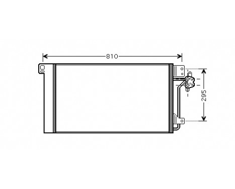 Condenser, air conditioning 58005236 International Radiators