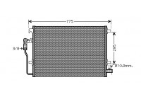 Condenser, air conditioning 58005277 International Radiators Plus