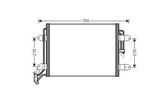 Condenser, air conditioning 58005291 International Radiators