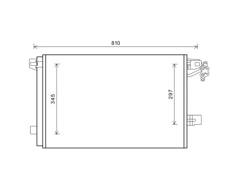 Condenser, air conditioning 58005328 International Radiators