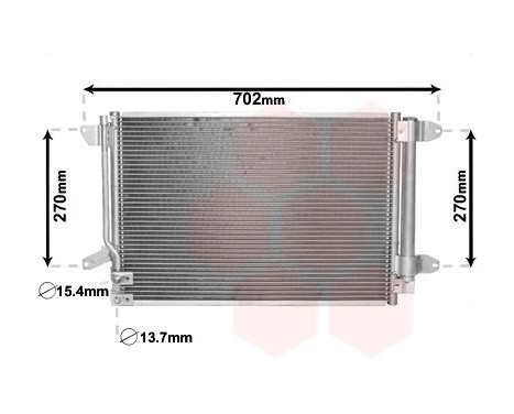 Condenser, air conditioning 58005330 International Radiators