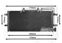 Condenser, air conditioning 58015195 International Radiators
