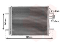 Condenser, air conditioning 58015701 International Radiators