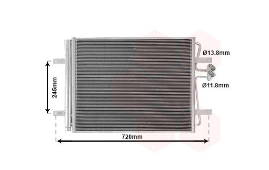 Condenser, air conditioning 58015701 International Radiators