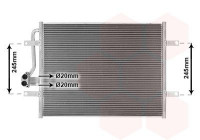Condenser, air conditioning 58015702 International Radiators
