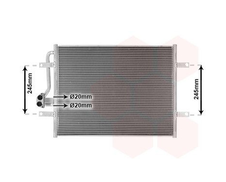 Condenser, air conditioning 58015702 International Radiators