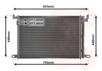 Condenser, air conditioning 58015705 International Radiators