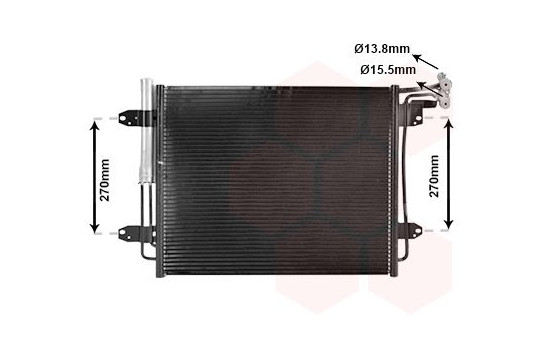 Condenser, air conditioning 58015713 International Radiators