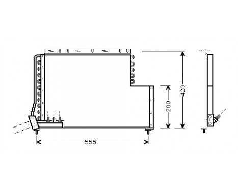 Condenser, air conditioning 59005078 International Radiators