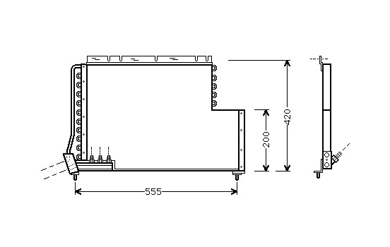 Condenser, air conditioning 59005078 International Radiators