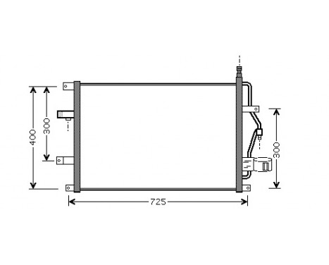 Condenser, air conditioning 59005107 International Radiators