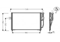 Condenser, air conditioning 59005128 International Radiators