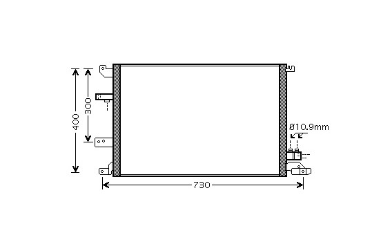 Condenser, air conditioning 59005138 International Radiators