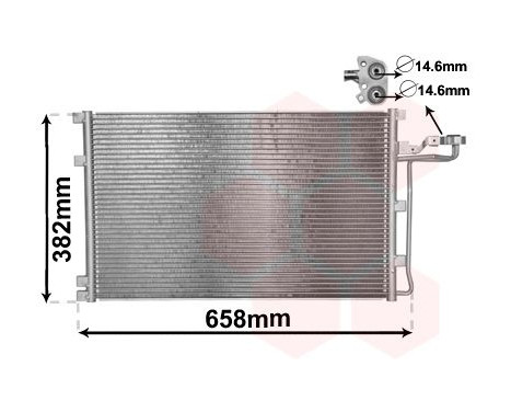 Condenser, air conditioning 59005139 International Radiators, Image 2