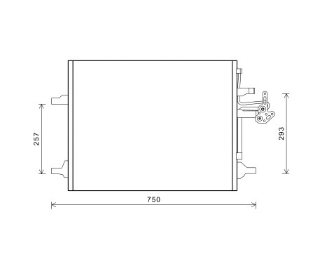 Condenser, air conditioning 59005166 International Radiators
