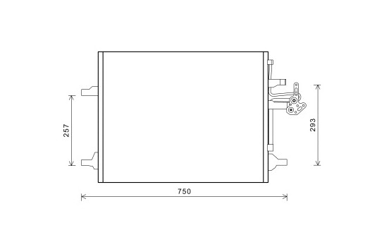 Condenser, air conditioning 59005166 International Radiators