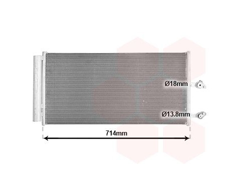 Condenser, air conditioning 59015704 International Radiators