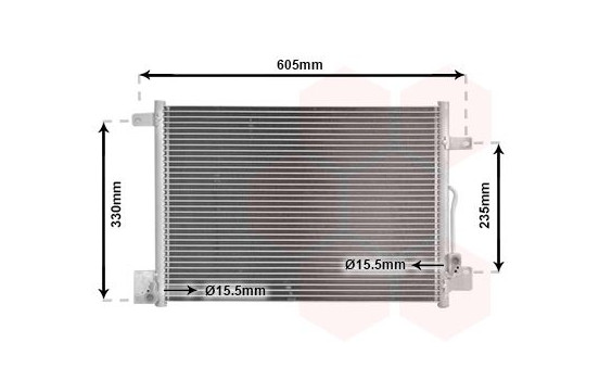 Condenser, air conditioning 73005071 International Radiators, Image 2