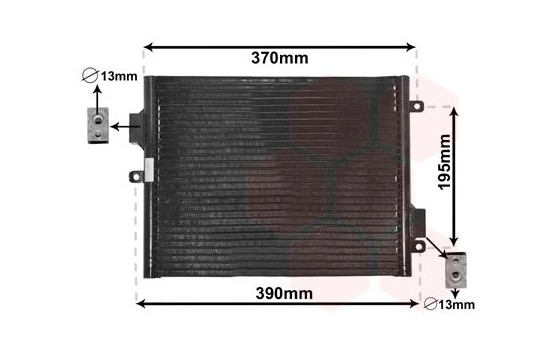 Condenser, air conditioning 74005052 International Radiators, Image 2