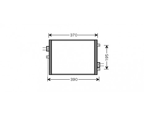 Condenser, air conditioning 74005052 International Radiators