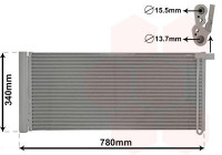 Condenser, air conditioning 74005083 International Radiators