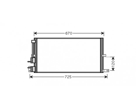 Condenser, air conditioning 77005043 International Radiators