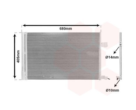 Condenser, air conditioning 77015701 International Radiators