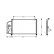 Condenser, air conditioning 81005012 International Radiators