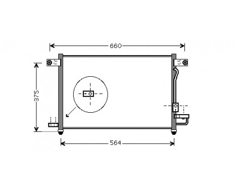 Condenser, air conditioning 81005049 International Radiators
