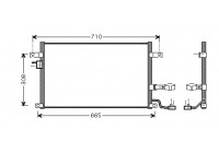 Condenser, air conditioning 81005056 International Radiators