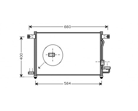 Condenser, air conditioning 81005061 International Radiators