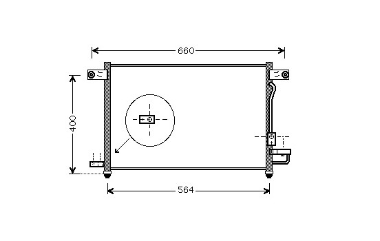 Condenser, air conditioning 81005061 International Radiators