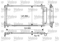 Condenser, air conditioning 814065 Valeo