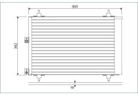 Condenser, air conditioning 814080 Valeo