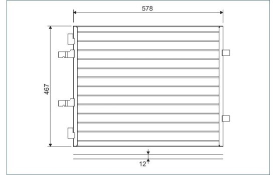 Condenser, air conditioning 814172 Valeo, Image 2
