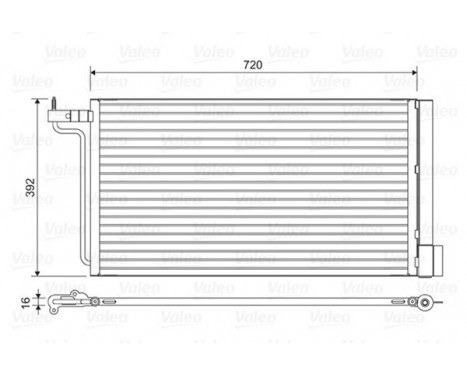Condenser, air conditioning 814177 Valeo, Image 3