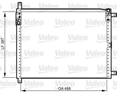 Condenser, air conditioning 814293 Valeo, Image 2