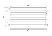 Condenser, air conditioning 814370 Valeo